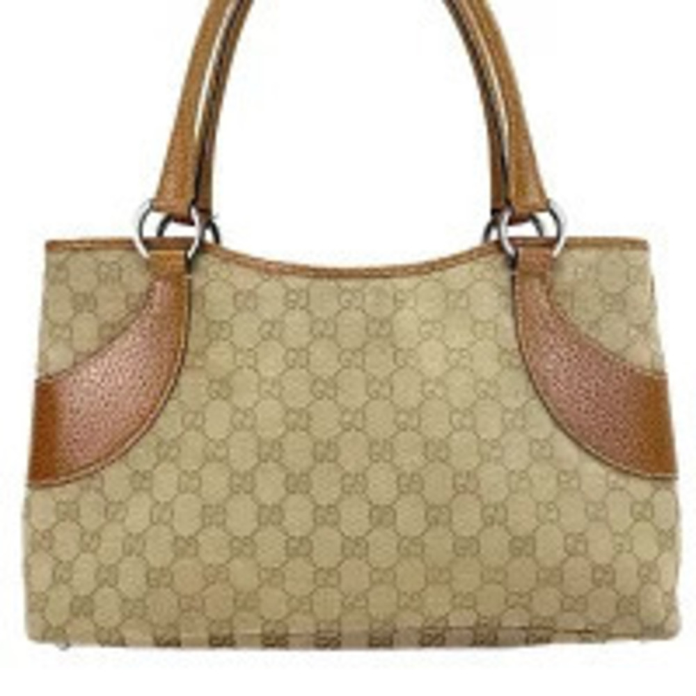 Gucci GG Canvas Tote Bag Brown